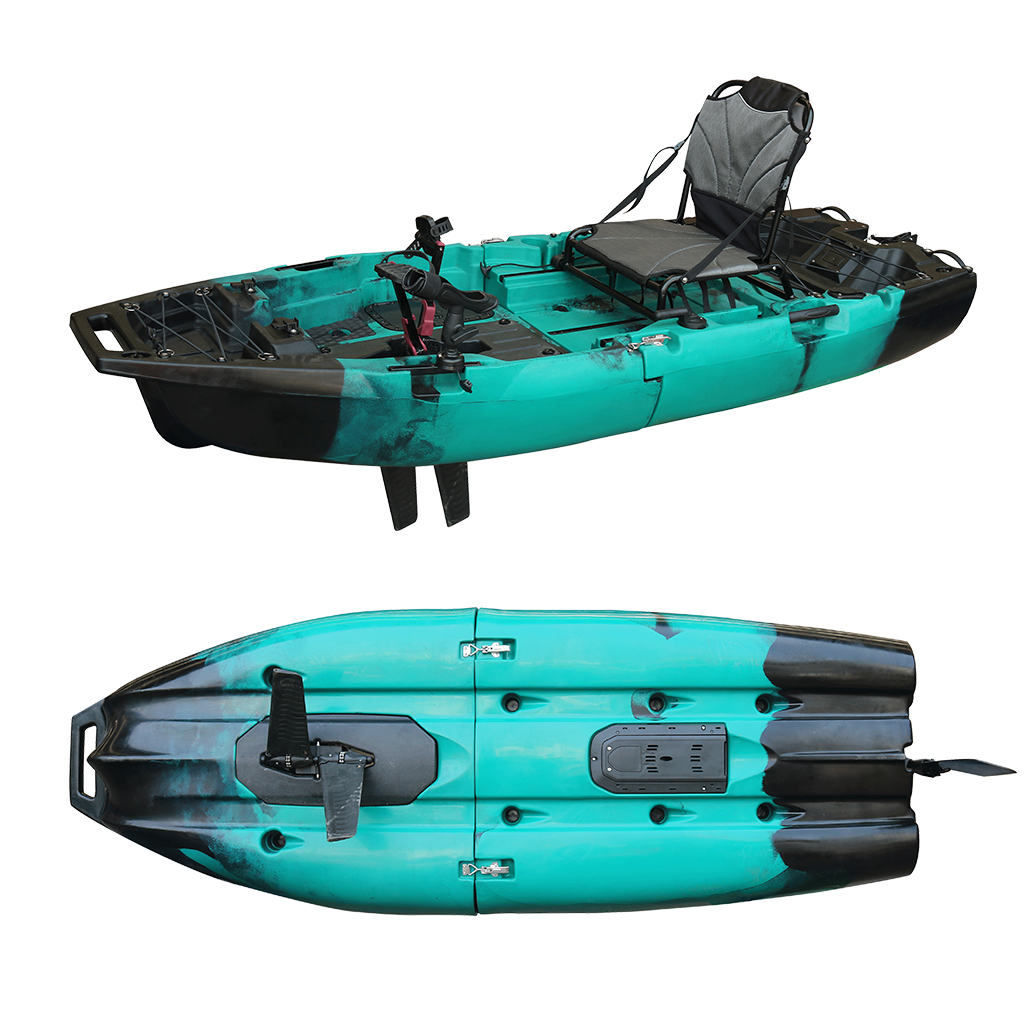 Fishing Kayak Sit On Top - 8ft 2,5m HDPE Modulaire Zit-op-Top Kayak