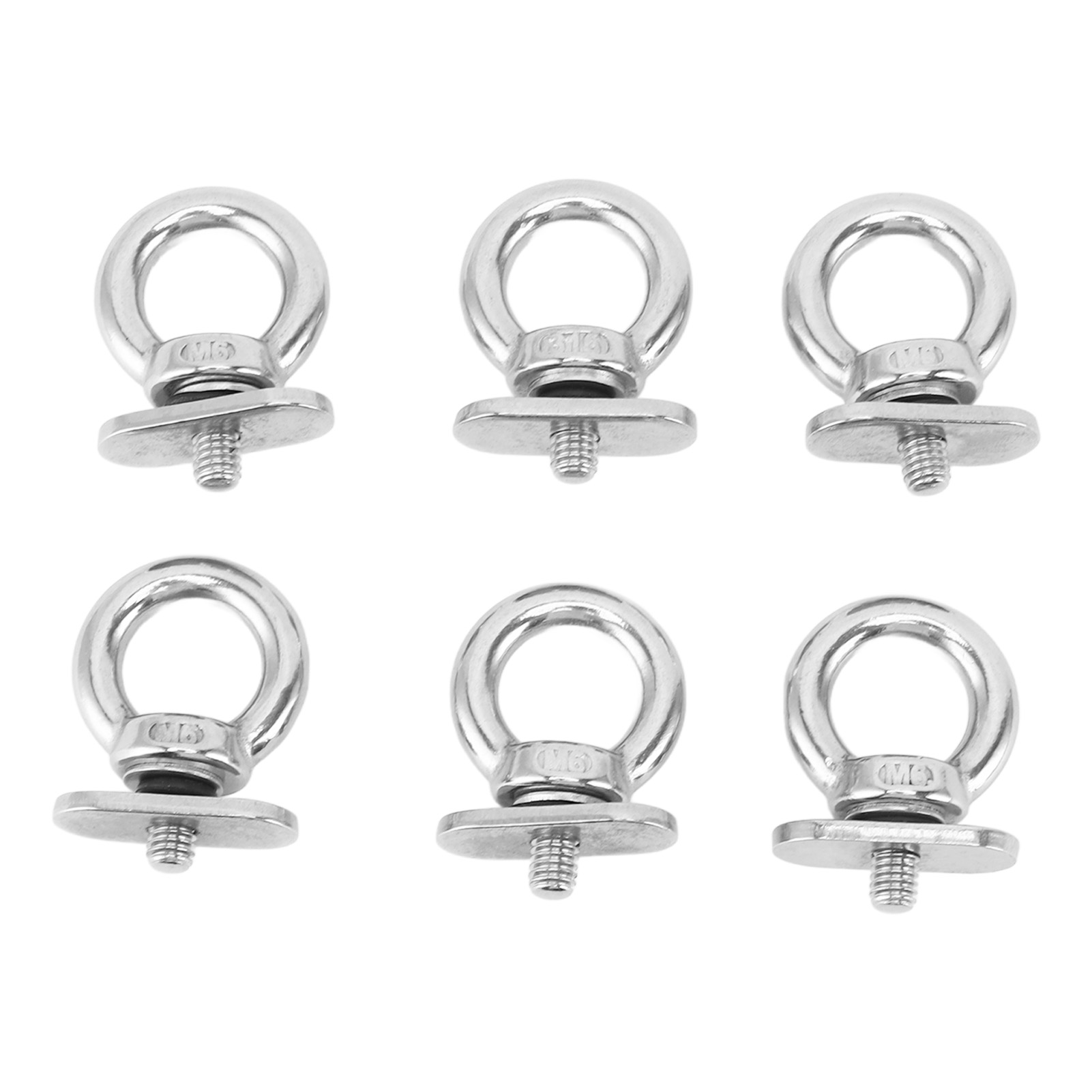 Fishing Kayak Anchor - Track Mount Oogjes 6 Stuks Roestvrijstalen