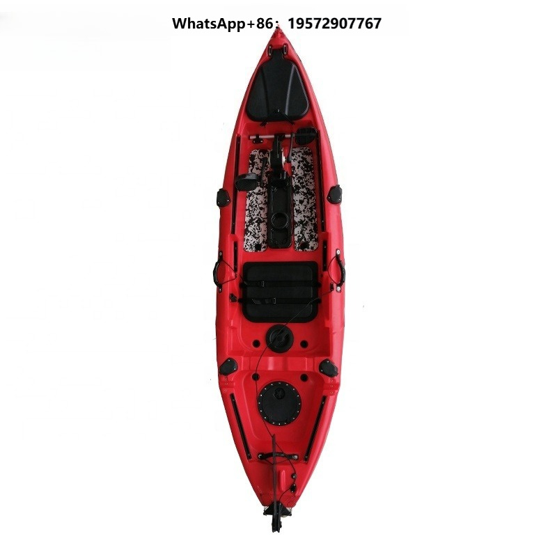 Fishing Kayak Pedal Drive - Hotseller Eenpersoons Kayak 12ft Visboot met