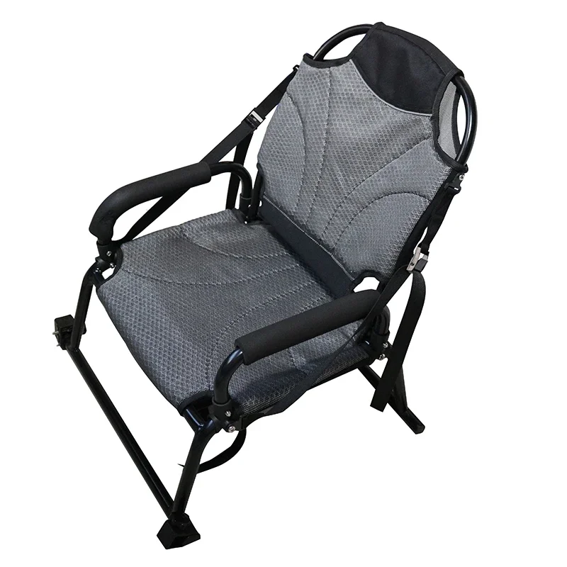 Fishing Kayak Seat - Ademende kajakvisstoel van mesh met armleuningen,