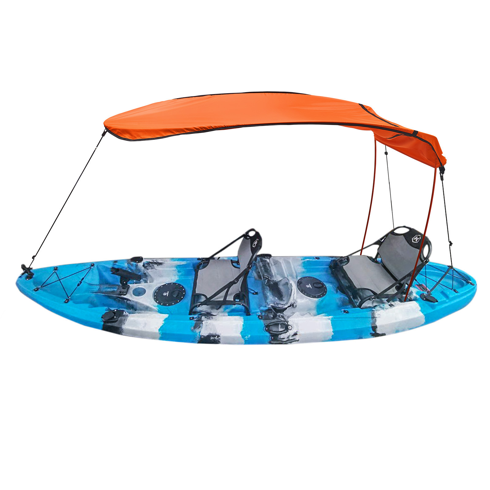 Fishing Kayak Inflatable - Maritieme zonnescherm, opblaasbare boot, rubberboot, viskajuit,