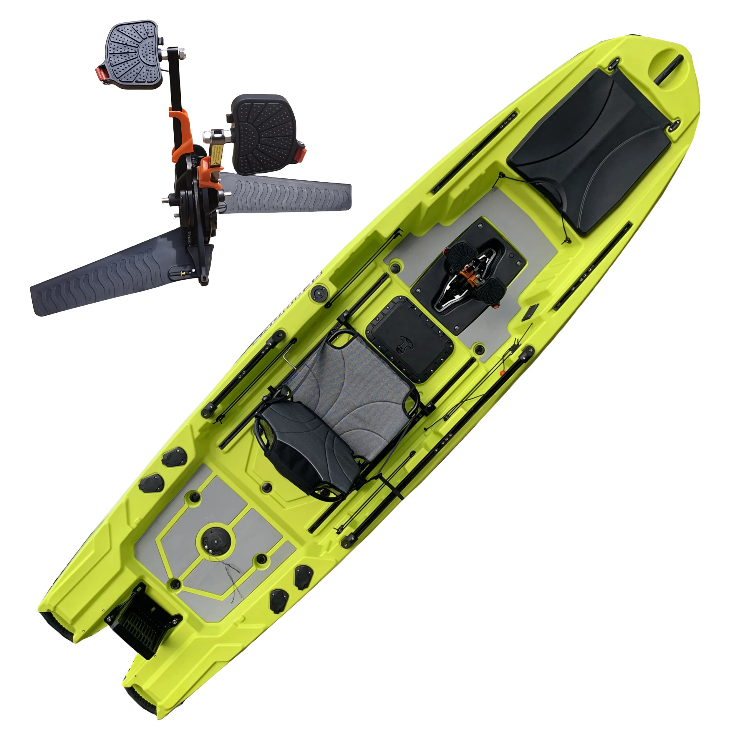 Fishing Kayak Seat - Professioneel plastic kajak enkel vispedaal kajak
