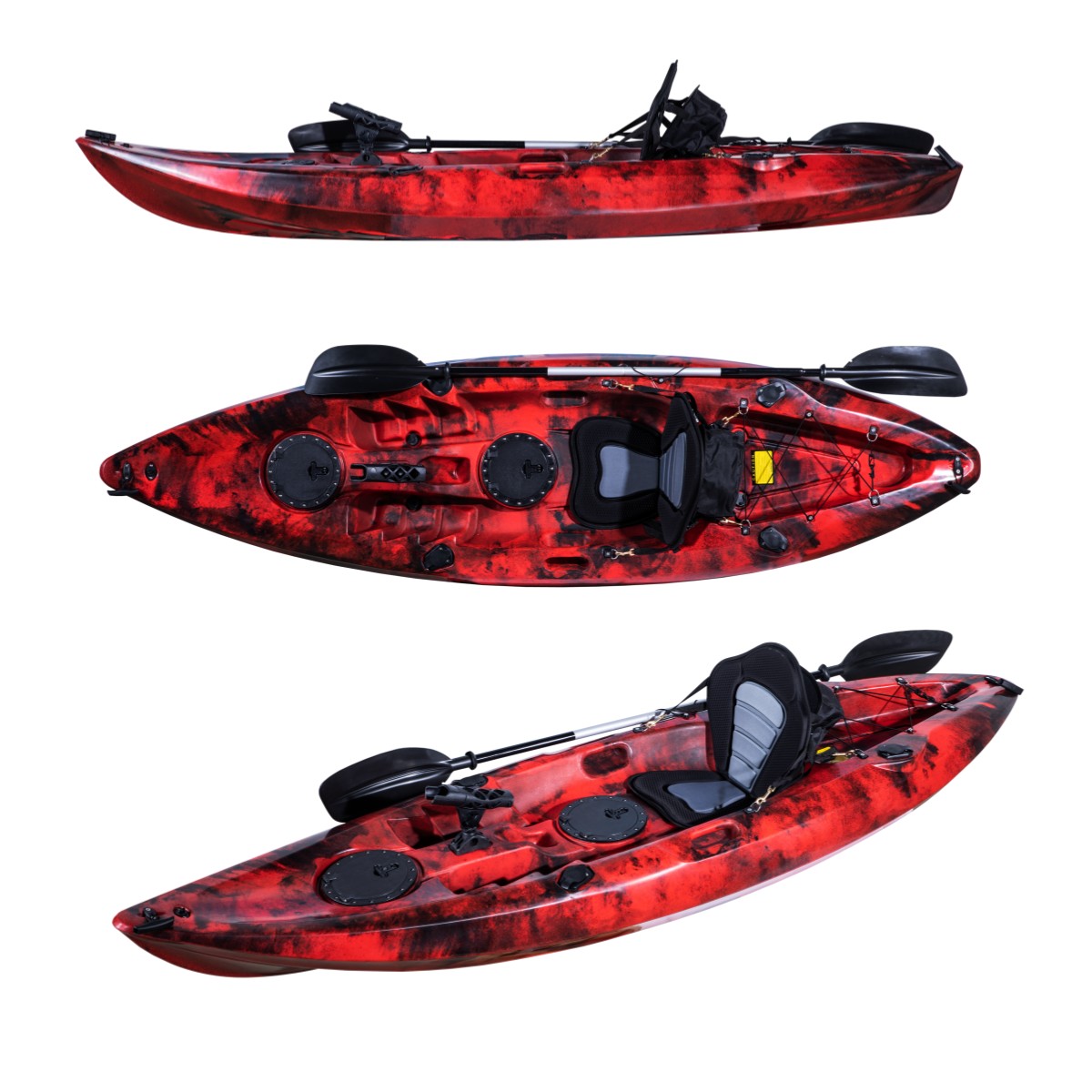 Fishing Kayak Sit On Top - Gemaakt in China Visserskajak voor één