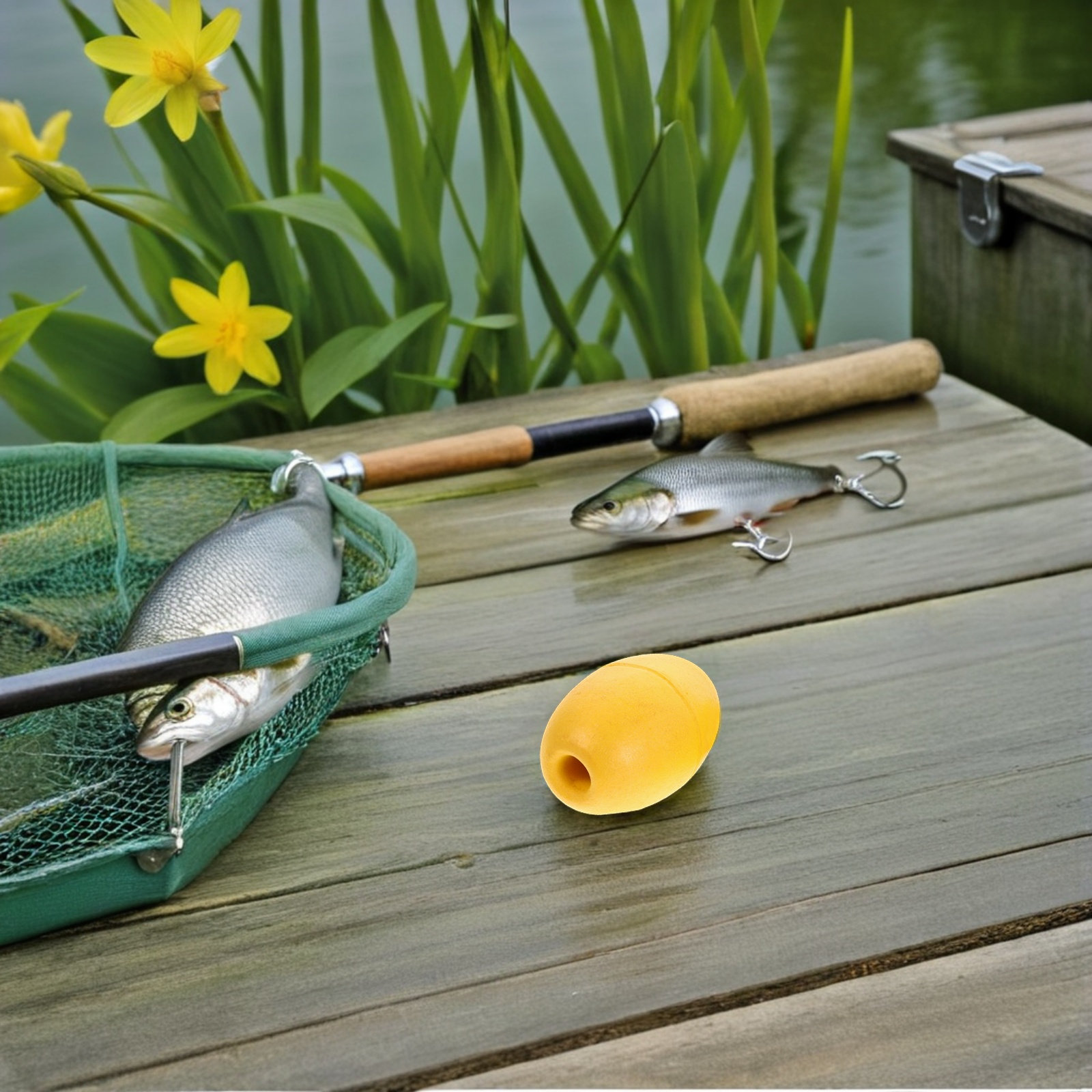 Fishing Kayak Anchor - 8 stuks jacht drijfboeien hoge zichtbaarheid
