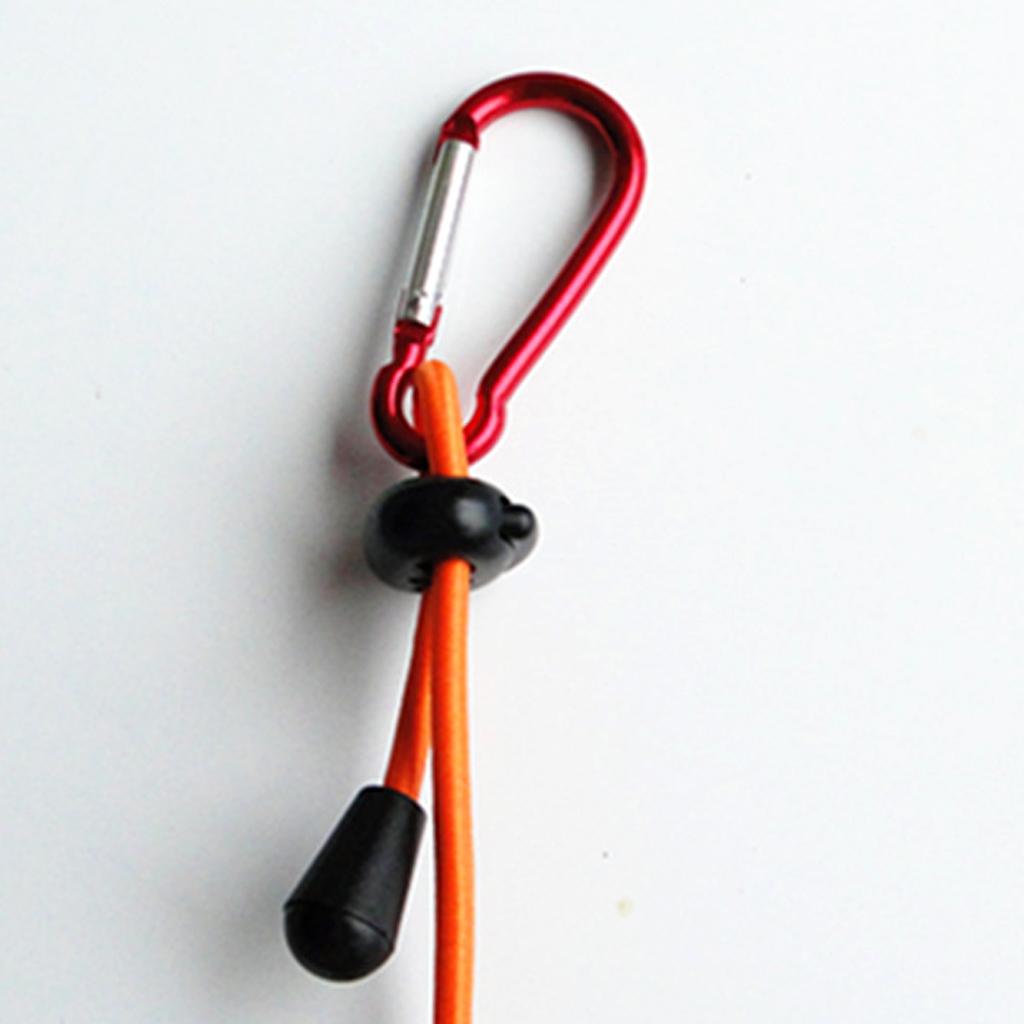 Fishing Kayak Paddle Leash - Kajakpeddelriem Flexibele rubberen riem Veiligheidskoord Hengelhouder