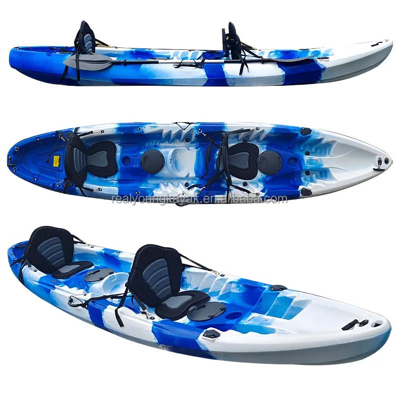 Fishing Kayak Sit On Top - 2026 Rotomolded Tandem Kayak Familie Sit-on-Top