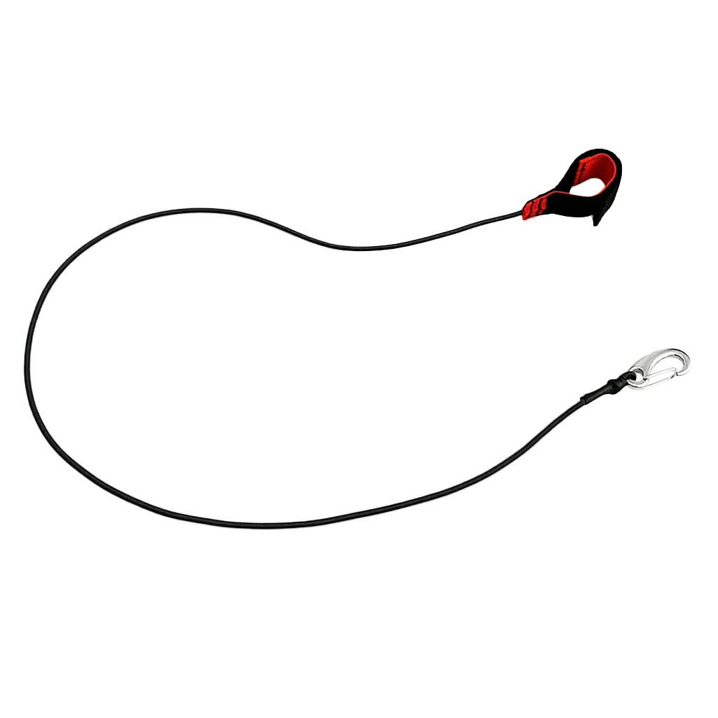 Fishing Kayak Paddle Leash - Kajakpeddelriem met karabijnhaak, zware elastische houder