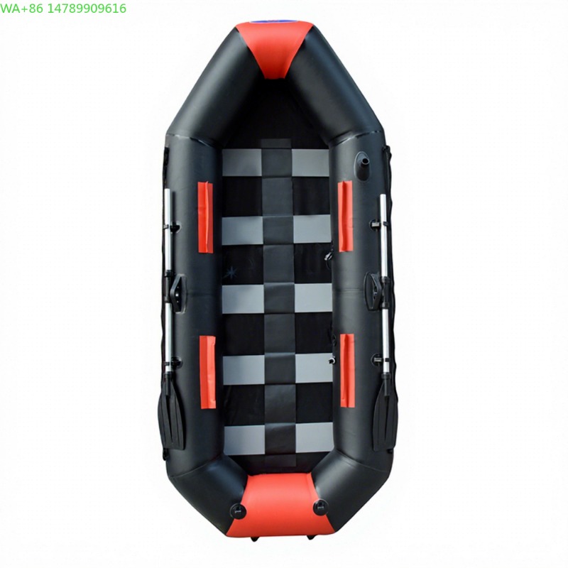 Fishing Kayak Inflatable - Lichtgewicht opblaasbare rubberen assaultkajak met luchtbodemset