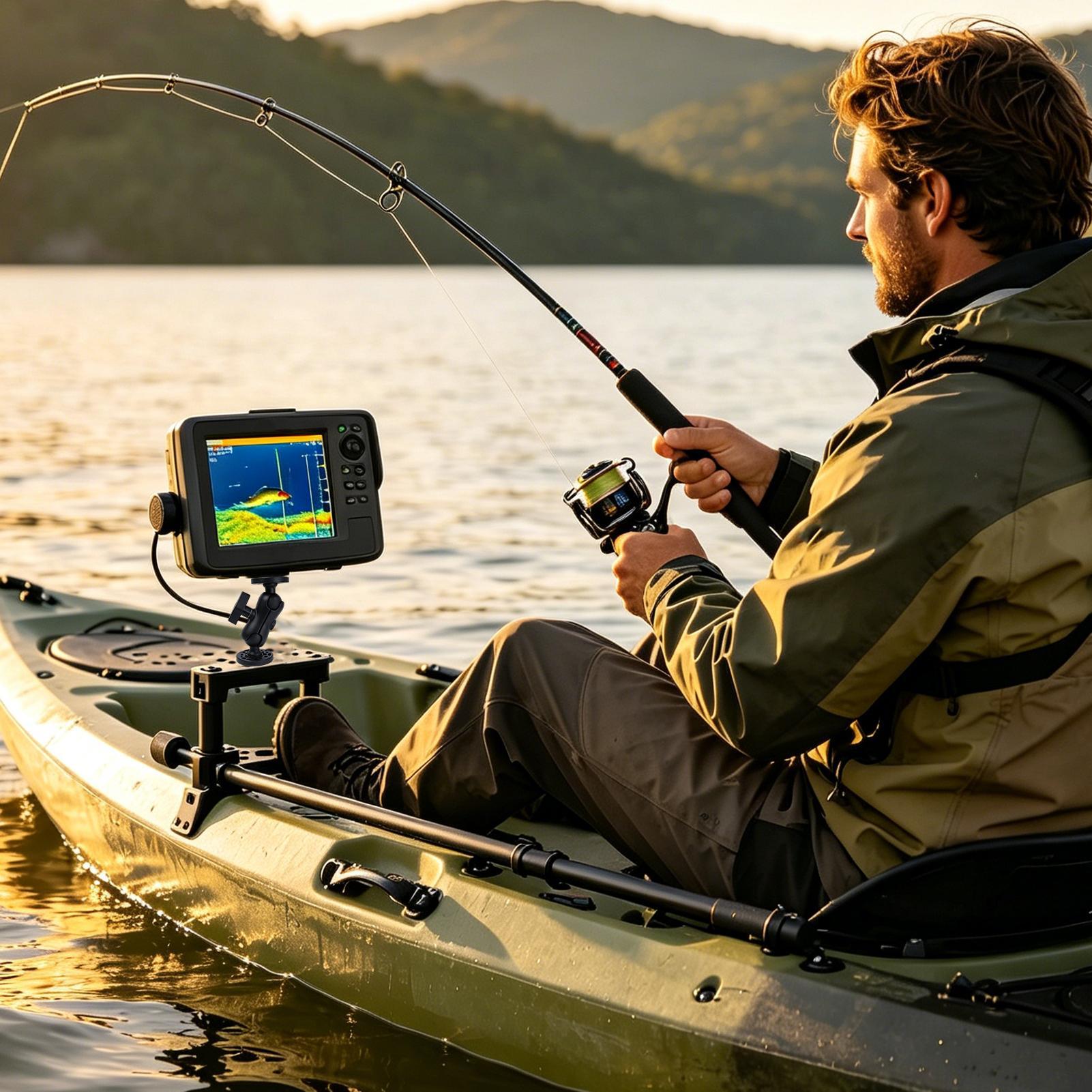 Kajak Fishfinder Mount 360 gra - Fishing Kayak Fish Finder Mount recensie en prijs
