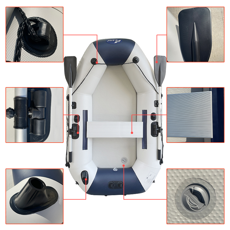 1,2 mm dikke opblaasbare visbo - Fishing Kayak Inflatable recensie en prijs
