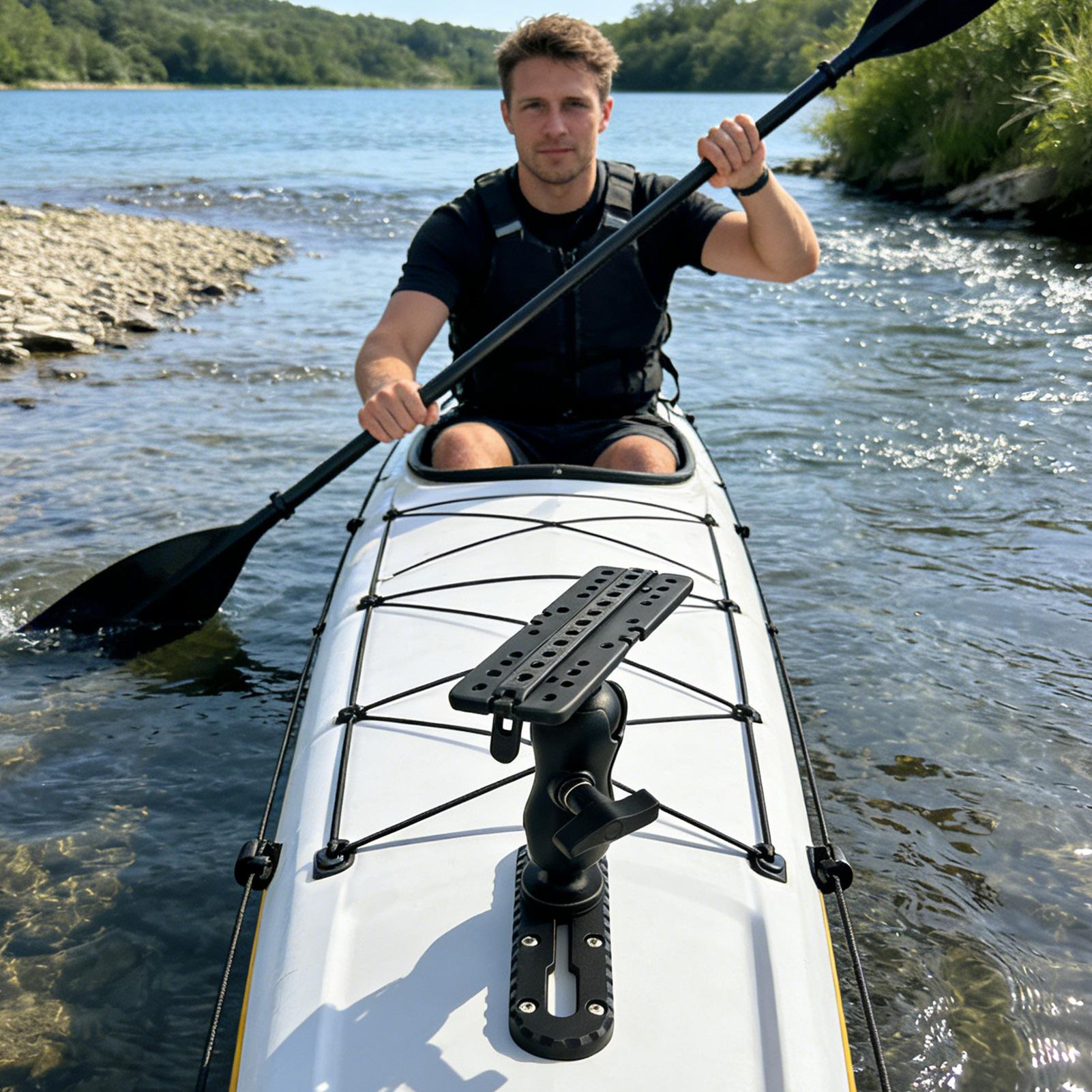 Kajak Track Mount met schroeve - Fishing Kayak Fish Finder Mount recensie en prijs