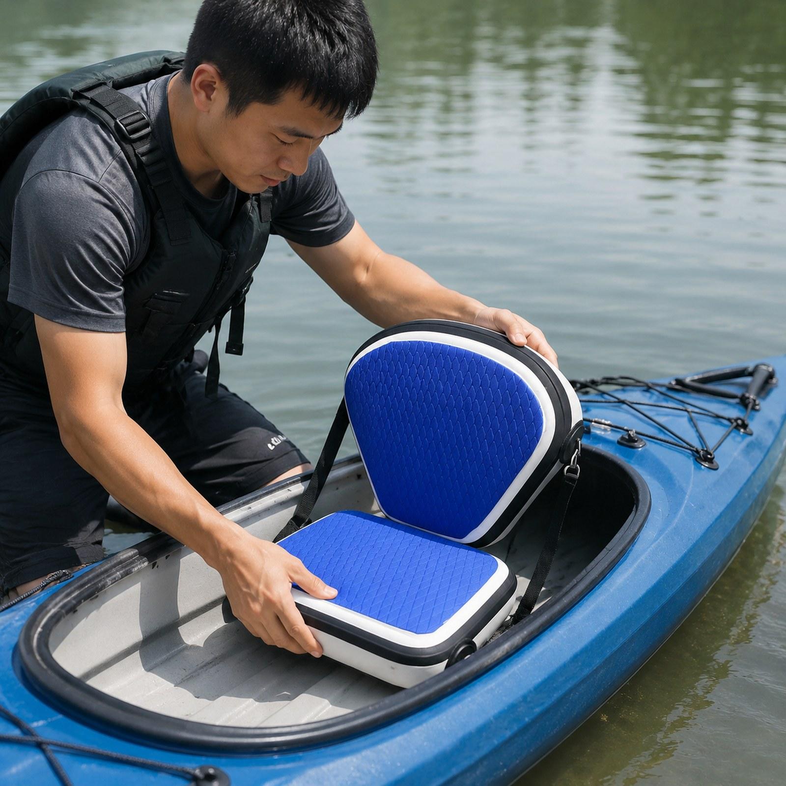 Verstelbare PVC-kajakstoel Opb - Fishing Kayak Seat recensie en prijs