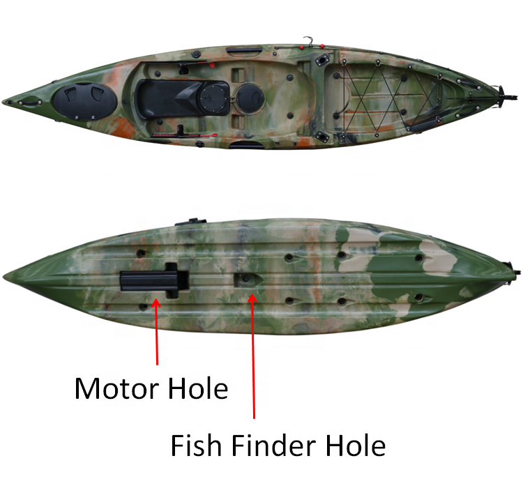 12,46' kajak Sit On Top vismot - Fishing Kayak Sit On Top recensie en prijs