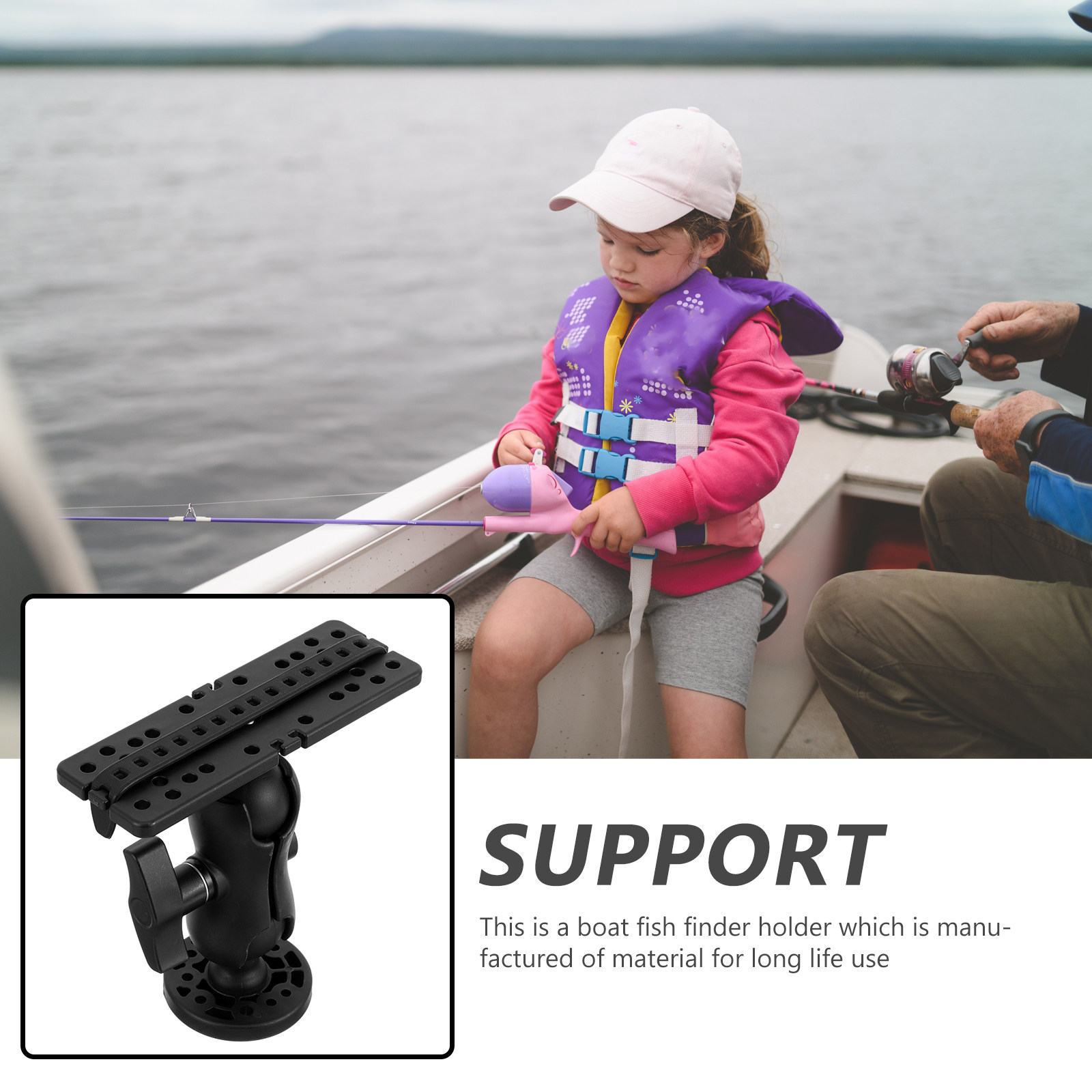 Robuuste houder voor visvinder - Fishing Kayak Fish Finder Mount recensie en prijs