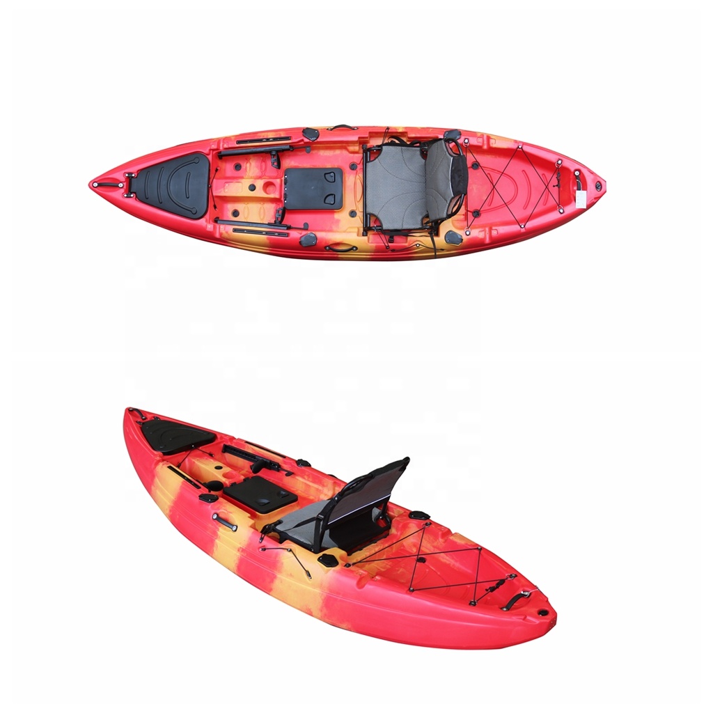10ft één persoon zitten boveno - Fishing Kayak Sit On Top recensie en prijs
