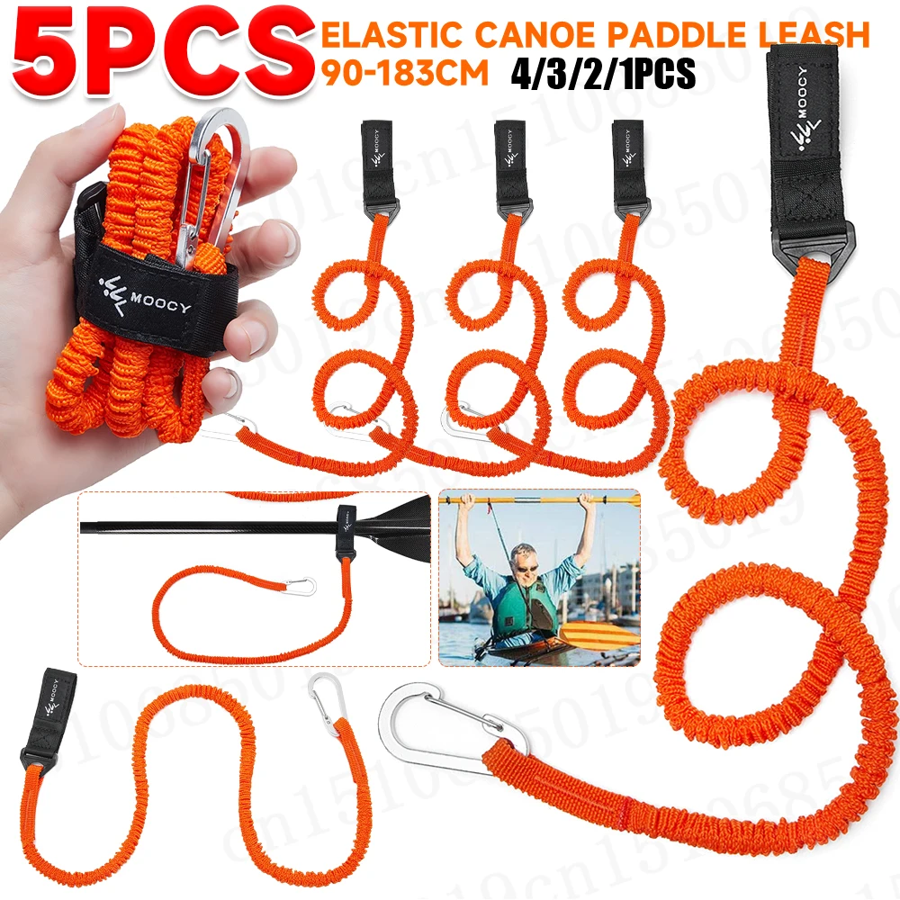 5-1PCS Elastische Kajak Kano P - Fishing Kayak Paddle Leash recensie en prijs