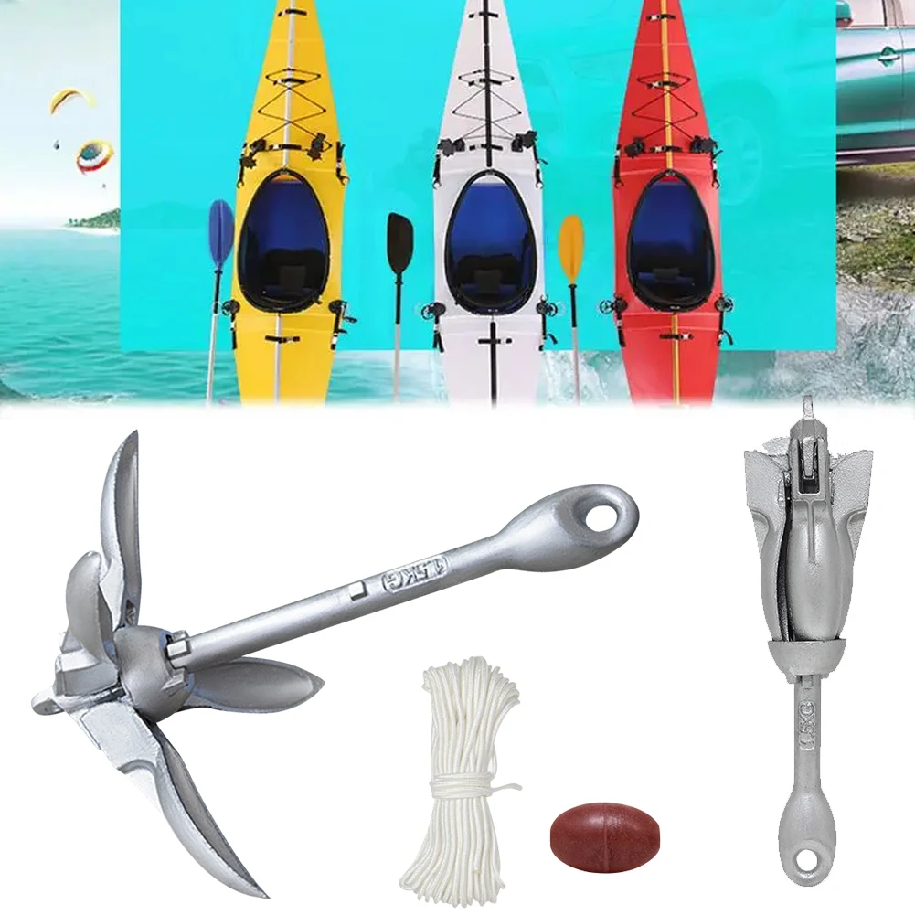 0.7KG 1.5KG Rvs Opvouwbare Wat - Fishing Kayak Anchor recensie en prijs