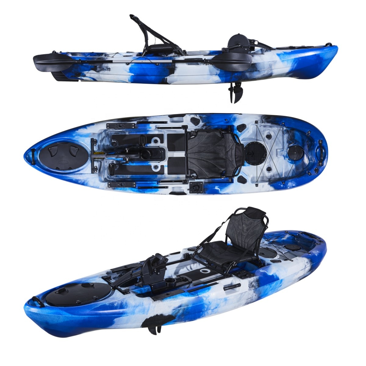 10FT Klassieke pedaalviskajak  - Fishing Kayak Pedal Drive recensie en prijs