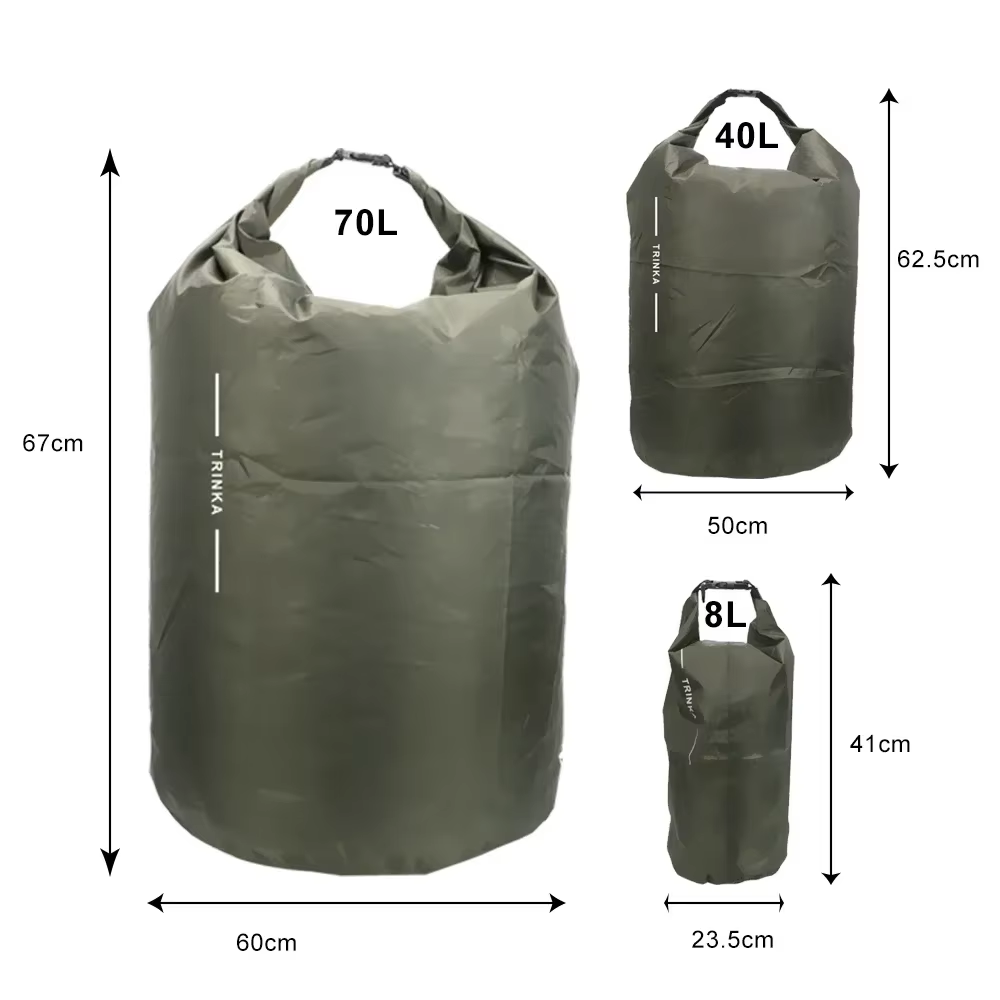 8L 40L 70L Roll-Top Waterdicht - Fishing Kayak Storage Bag recensie en prijs