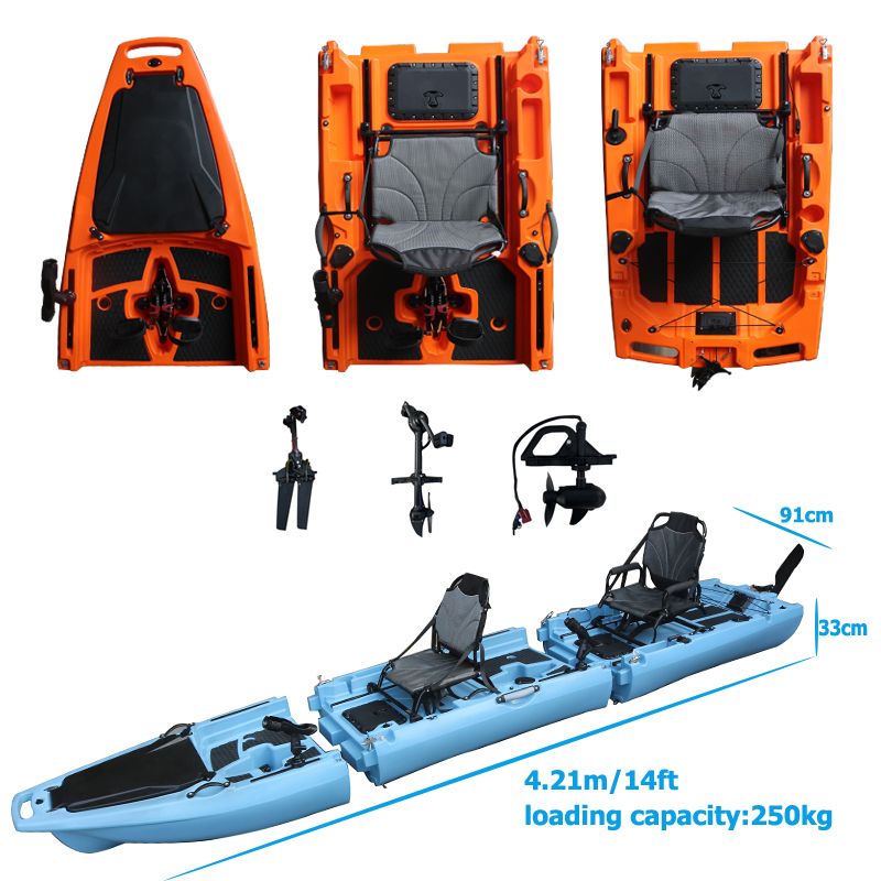14FT 2-persoons demontabele pe - Fishing Kayak Seat recensie en prijs