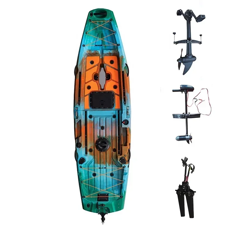 9,5ft 1-persoons opvouwbare pl - Fishing Kayak Pedal Drive recensie en prijs