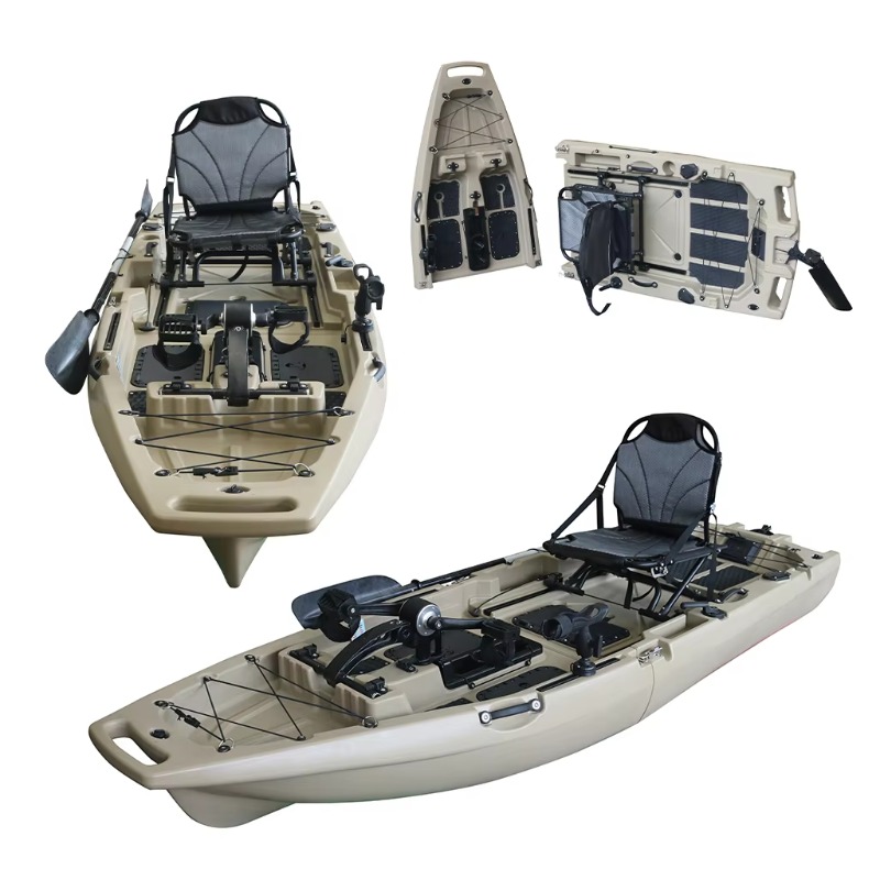 1-persoons HDPE/PE zit-op-top  - Fishing Kayak Pedal Drive recensie en prijs