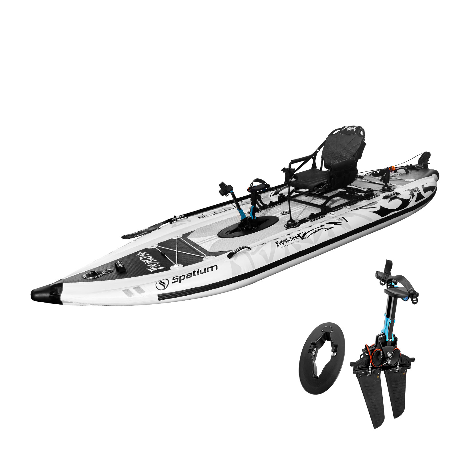Spatium 11.5ft Flipper Pedal D - Fishing Kayak Seat recensie en prijs