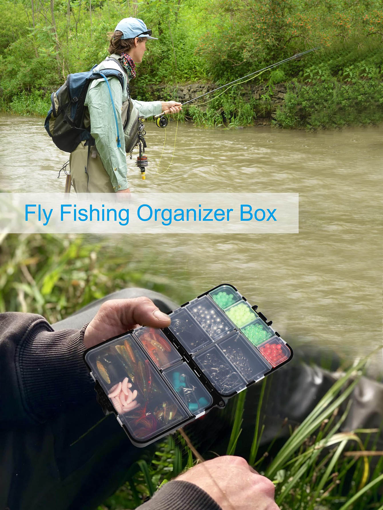 Kleine Tackle Box Organizer Mi - Fishing Kayak Crate recensie en prijs