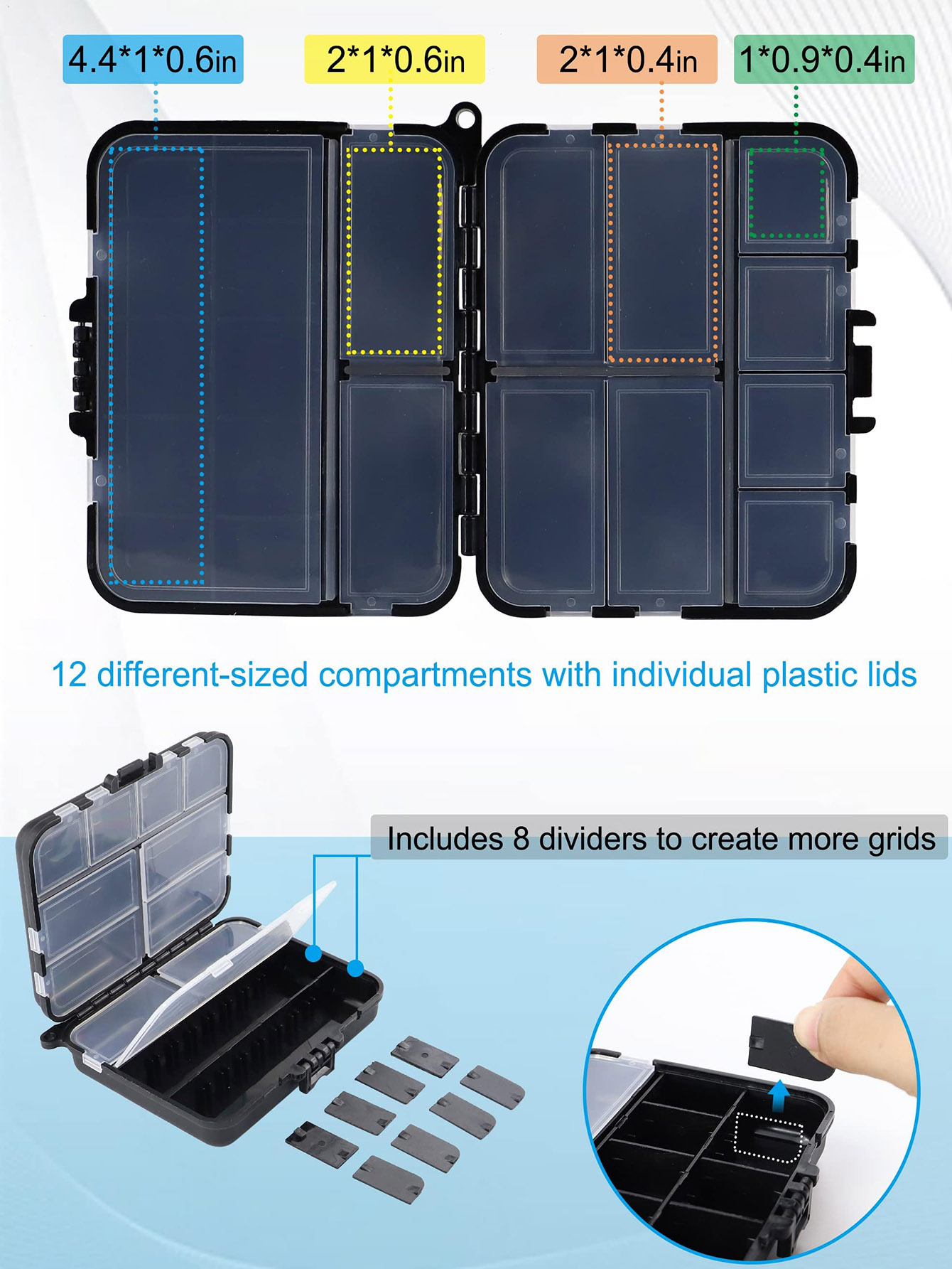 Kleine Tackle Box Organizer Mi - Fishing Kayak Crate recensie en prijs