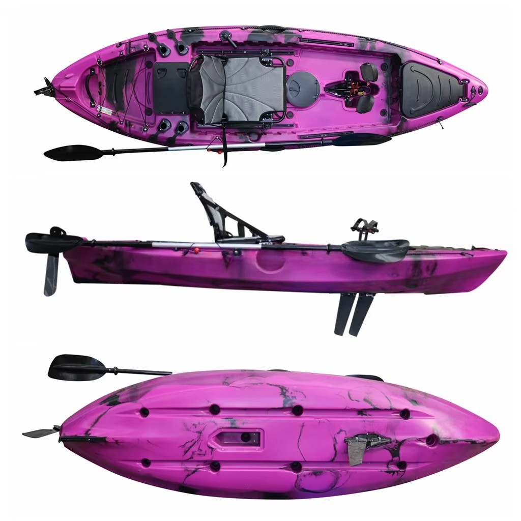 Nieuw ontworpen plastic kajak  - Fishing Kayak Pedal Drive recensie en prijs