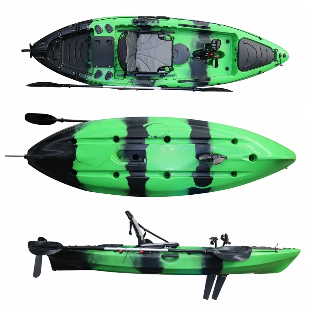Nieuw ontworpen plastic kajak  - Fishing Kayak Pedal Drive recensie en prijs